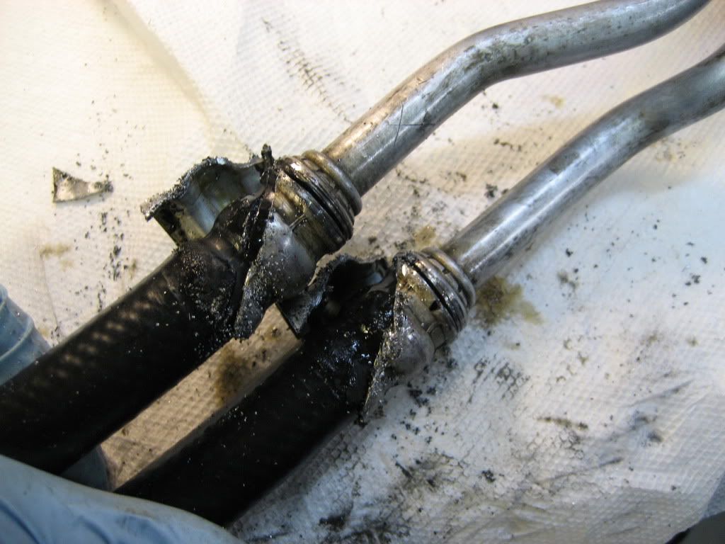 Oil cooler line leak. Fix or modify? What is best? Chevy Astro and GMC Safari Forum